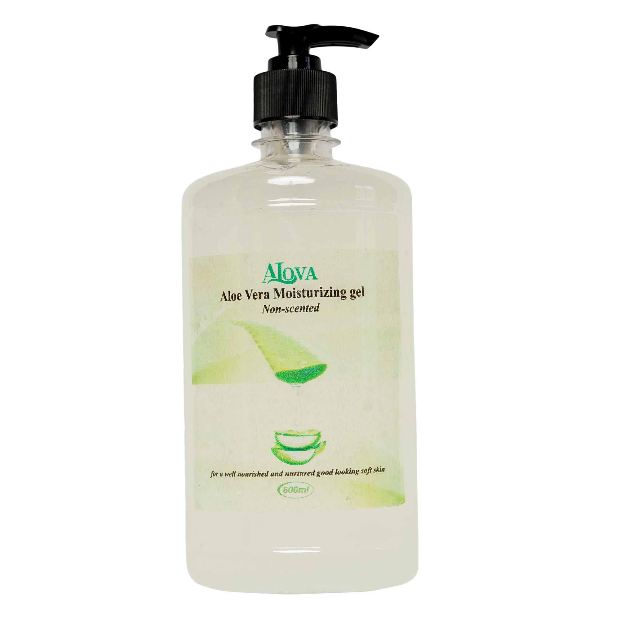 Aloe moisturizing Non-scented gel 600ml- front