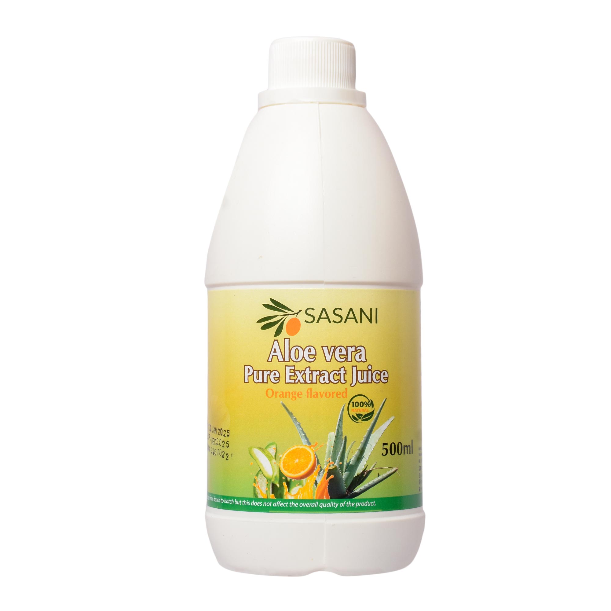 Aloe juice Orange flavored 500ml Front